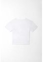 Tennis Camiseta Para Mujer De Algodón Blanca De Fit Relajado Con Escote En V de Tennis