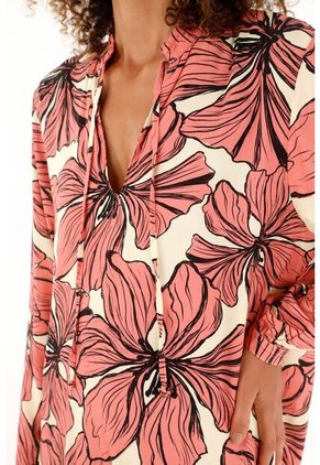 Vestido Manga Larga Estampado Para Mujer