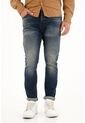 Tennis Jean Skinny De Tiro Medio Azul Para Hombre de Tennis
