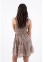 Tennis Vestido Corto Para Mujer Con Cuerpo Fruncido de Tennis