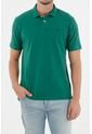 Polo Verde 100% Algodón Para Hombre de Tennis