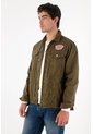 Tennis Camisa Tipo Chaqueta Con Parche Para Hombre de Tennis