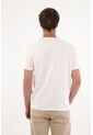 Tennis Camiseta Con Raqueta Estampada Crudo Para Hombre de Tennis