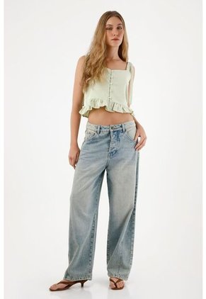 Tennis Camisa Tipo Crop Para Mujer