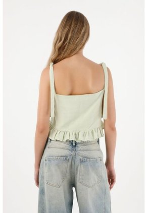 Tennis Camisa Tipo Crop Para Mujer