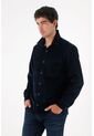 Tennis Camisa Clásica De Tacto Suave Azul Para Hombre de Tennis