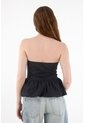 Tennis Camisa Strapless En Encaje Negra Para Mujer de Tennis