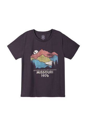 Tennis Camiseta Gris Estampada Para Hombre Tennis