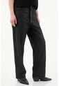 Tennis Pantalón Con Efecto Resinado Animal Print Negro Para Mujer de Tennis