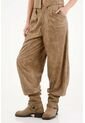 Tennis Pantalón En Cuero Sintético Café Para Mujer de Tennis
