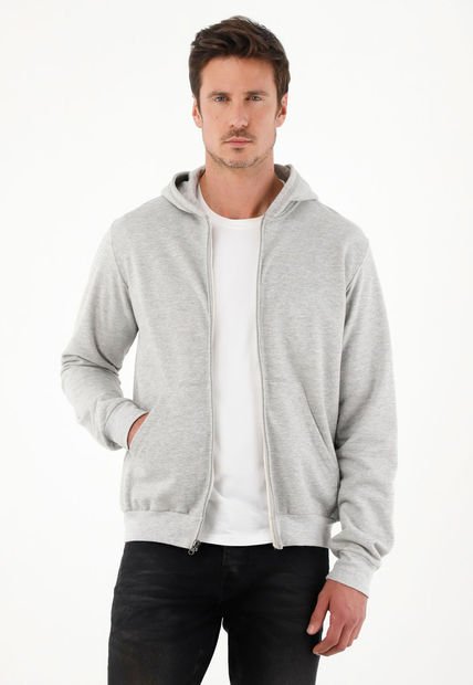 Buzo Gris Manga Larga Para Hombre