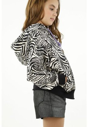 Buzo Estampado Animal Print Para Niña