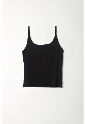 Tennis Camiseta Tipo Esqueleto En Tejido Liviano Negra Para Mujer