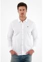 Tennis Camisa Blanca Manga Larga Para Hombre de Tennis