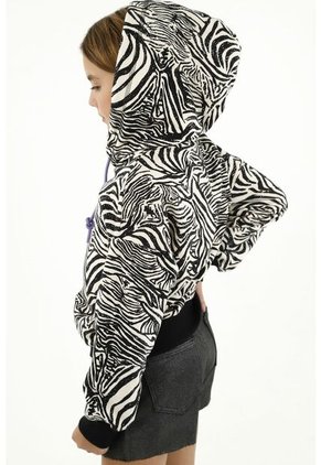 Buzo Estampado Animal Print Para Niña