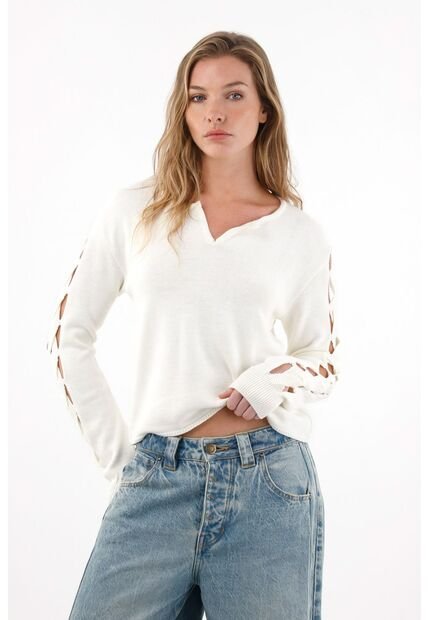 Tennis Buzo Tejido Crudo Para Mujer