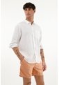 Tennis Bermuda Regular Fit Con Pretina Elástica Naranja Para Hombre de Tennis