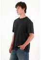 Tennis Camiseta Básica De Tela Con Textura Negra Para Hombre de Tennis
