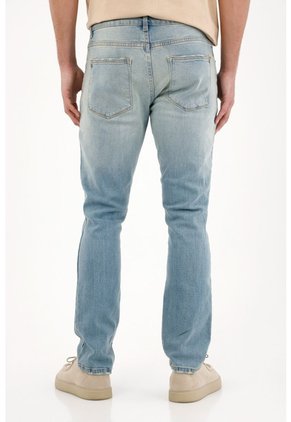 Tennis Jean Nudy Tono Claro Con Textura Lisa Para Hombre