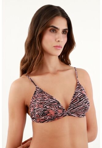 Tennis Top Con Estampado Animal Print Para Mujer Tennis