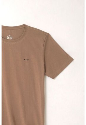Tennis Camiseta Básica Café Para Hombre