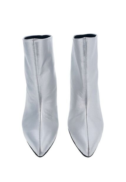Botas Plateadas Para Mujer