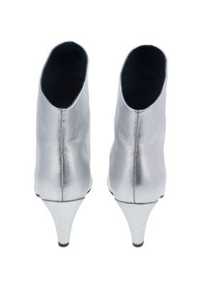 Botas Plateadas Para Mujer