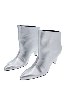 Botas Plateadas Para Mujer