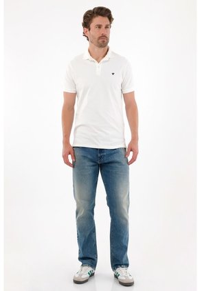 Tennis Polo En Tela Piqué Licra Crudo Para Hombre
