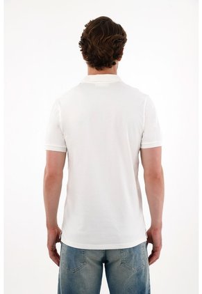 Tennis Polo En Tela Piqué Licra Crudo Para Hombre