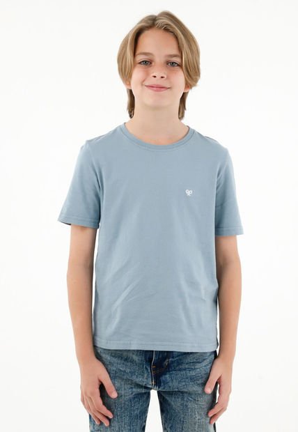 Camiseta Con Raqueta En Contraste Para Niño