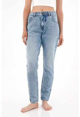 Tennis Jean Mom De Tiro Alto Tono Medio Para Mujer Tennis