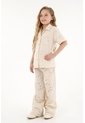 Camisa Crudo En Ojalillo Para Niña de Tennis