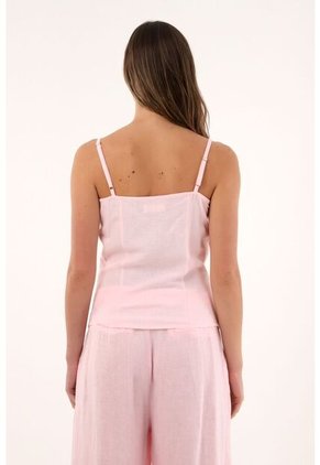 Camisa Rosada Tipo Corsé Para Mujer