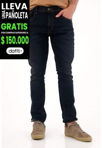 Tennis Jean Nudy Clásico Azul Para Hombre Tennis