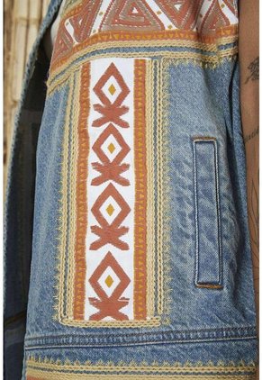 Chaleco En Denim Para Mujer