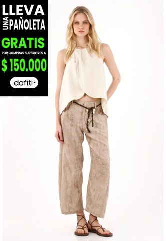 Tennis Pantalón Horseshoe Estampado Para Mujer Tennis