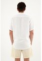 Bermuda Amarilla Con Mini Banana Bordada Para Hombre de Tennis
