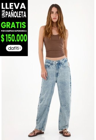 Tennis Jean Horseshoe De Tiro Bajo Tono Claro Para Mujer Tennis