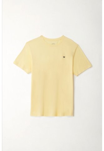 Tennis Camiseta Amarilla Manga Corta Para Hombre Tennis