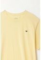 Tennis Camiseta Amarilla Manga Corta Para Hombre de Tennis