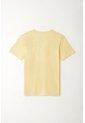 Tennis Camiseta Amarilla Manga Corta Para Hombre de Tennis