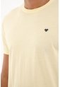 Tennis Camiseta Amarilla Manga Corta Para Hombre de Tennis