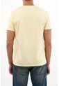 Tennis Camiseta Amarilla Manga Corta Para Hombre de Tennis