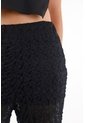 Tennis Pantalón Jogger Con Tiras Que Anudan Negro Para Mujer de Tennis