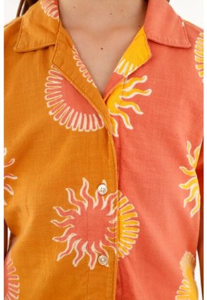 Camisa Naranja Para Niña