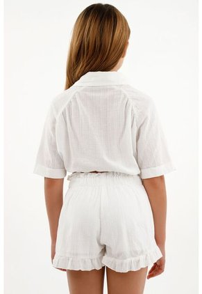 Short Crudo Con Bolero Para Niña