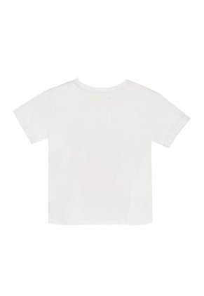 Camiseta Blanca Manga Corta Para Niña