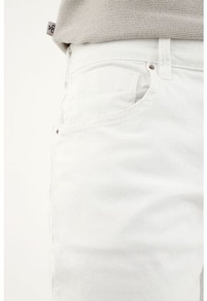 Jean Skinny Blanco Para Hombre