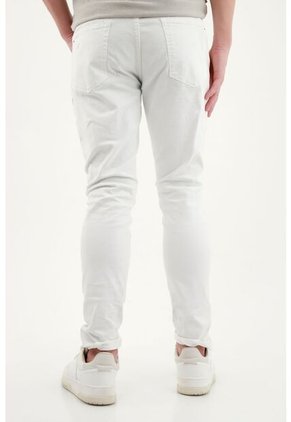 Jean Skinny Blanco Para Hombre